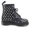 Pristine Dr.Martens short boots 1460 STUD 8-hole Black Silver leather 27040001 Used
