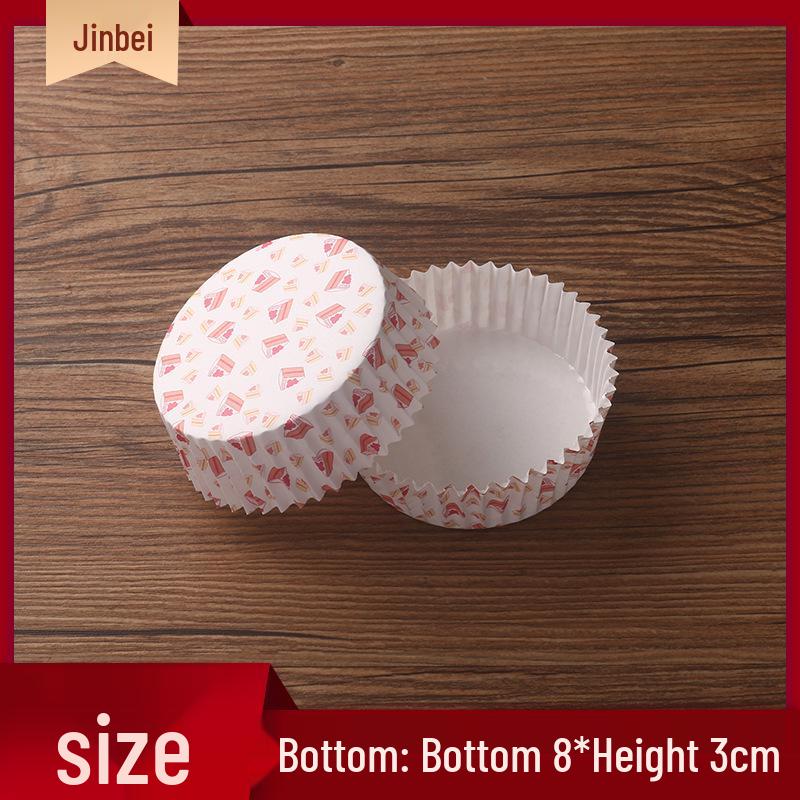 Heat-Resistant Laminated Baking Cups, Oil-Proof Cake & Bread Trays, Set of 200
