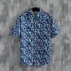 Hawaii beach men's and women's short-sleeved shirts seaside casual vacation shirts floral men's