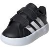 Adidas Grand Court 2.0 I Black White Baby Sneakers Core-Black Cloud-White ID5272