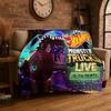 Cartoon Monster Truck Monster Jam Soft Flannel Throw Blanket,Warm Cozy Blanket for Bed,Couch,Sofa,Bedroom,Living Room,Travel