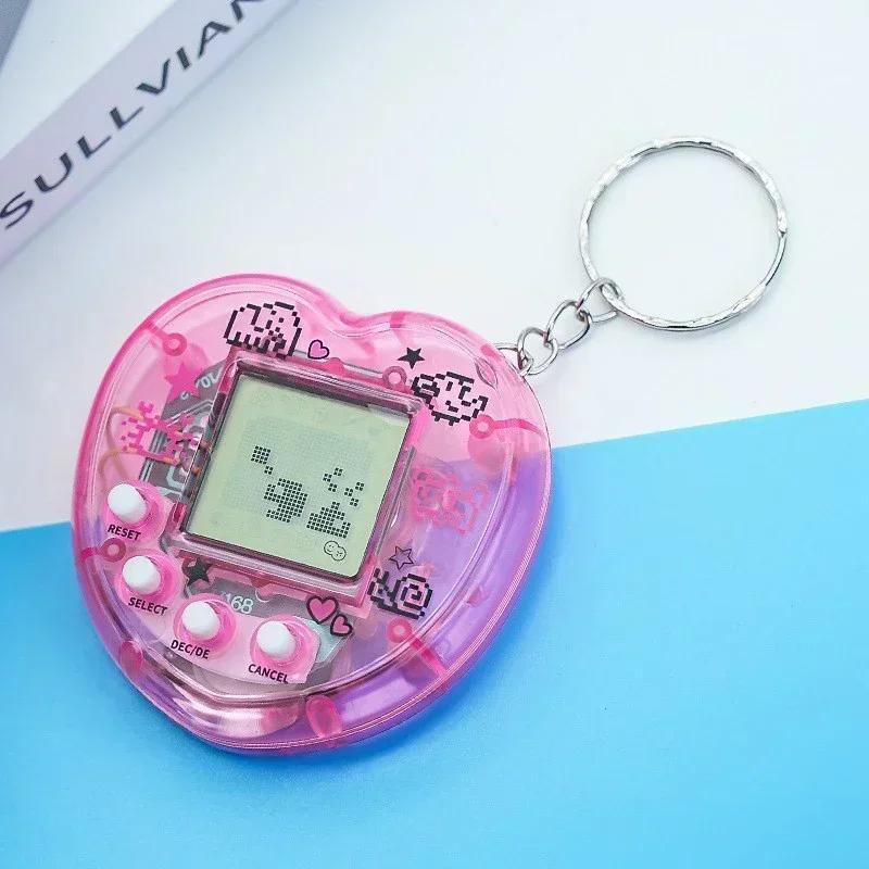 1PC Transparente elektronische Haustiere Tamagotchi Nostalgic 168 Haustiere in einem virtuellen Cyber ​​Digital Nostalgic Funny Toys Pixel Funny Play