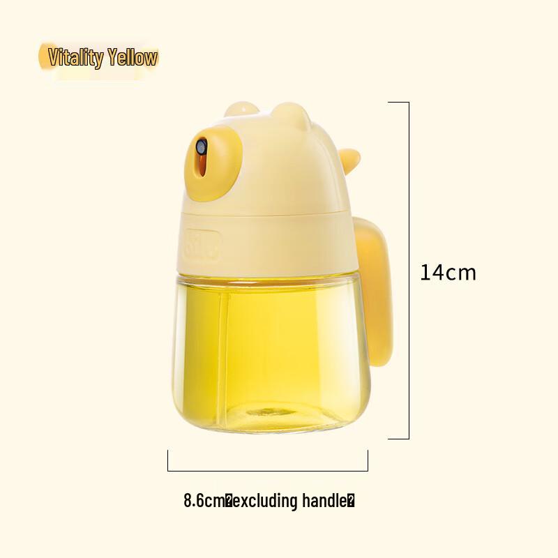 ZISIZ Стеклянный распылитель для масла с дизайном медведя, 4 шт.