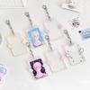 Card Clip, Keychain Sleeve, Transparent Acrylic Badge ID, Album Photo Frame, Convenient and  Practical  for  Going  Out