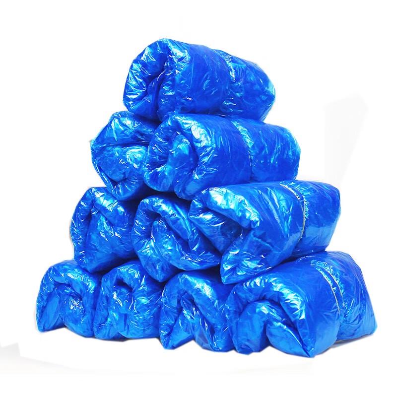 Fuxing Disposable PE Shoe Covers (100-Pack)