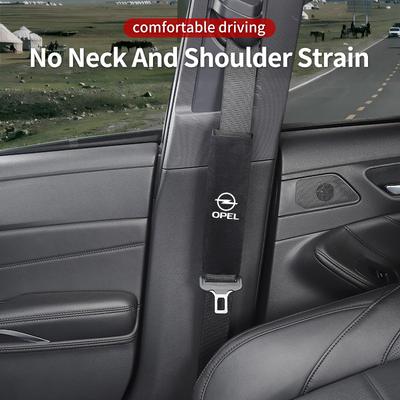 Car Flannel Shoulder Pads Padded Shoulder Protector Accessories For Corsa Astra Insignia Vectra Zafira Meriva Mokka