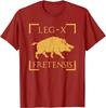 Legio X Fretensis Emblema del Cinghiale Maglietta Unisex della Legione Manica Corta Casual 100% Cotone Maglietta
