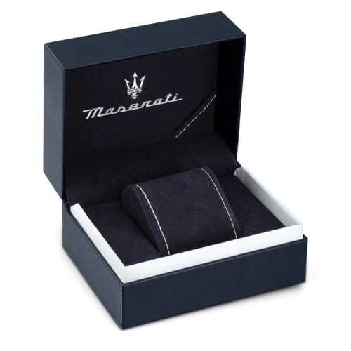 Official Maserati Attrazione 43mm Men's Quartz Watch with Luminous Dial and Hands, R8853151015, Japanese Movement, 2-Year Warranty