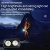 LED SMD Running Light USB Rechargeable Portable Work Light with Magnetic Base for Night Working Running Camping Fishing Hiking