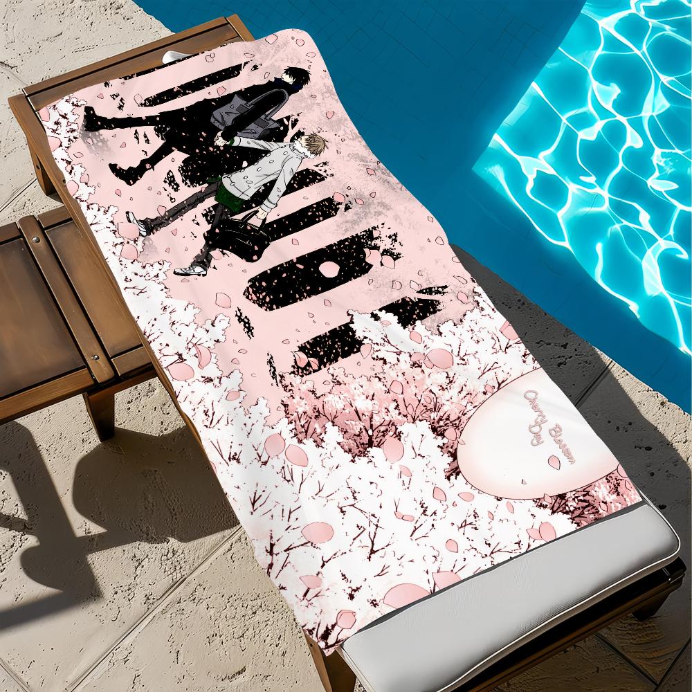 Anime S-Sekai-ichi H-hatsukoi Towel Beach Quick Dry Soft Pool Towels Gift for Travel Gym Shower Camping sports
