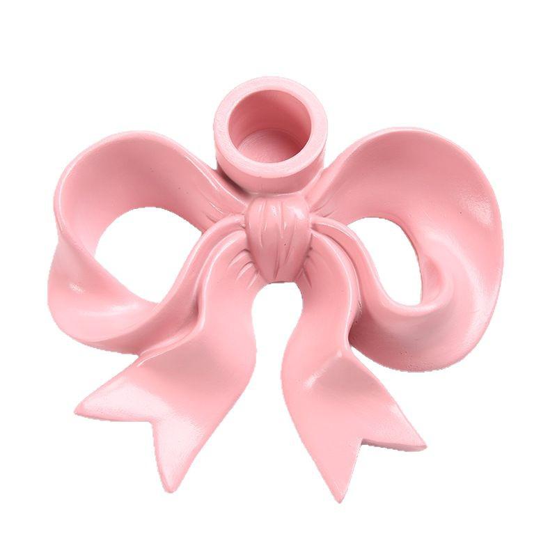 Ceramiczny Świecznik w Kształcie Kokardy do Aromaterapii – Kreatywna Dekoracja Świąteczna do Domu