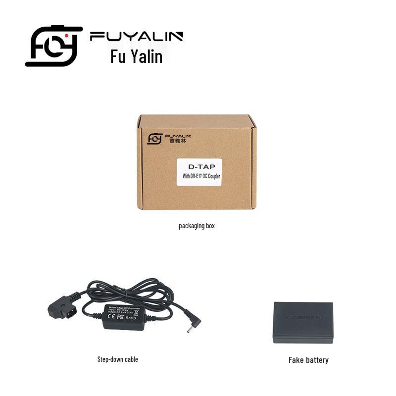 D-TAP Adapter for Canon M3/M5/M6 Mirrorless Cameras with LP-E17 Dummy Battery.