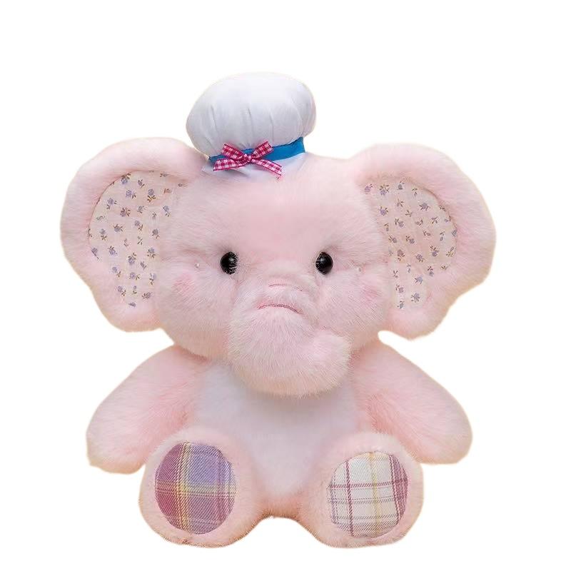 Latest Hug Baby Elephant Doll Pillow Kawaii Plush Toy Handmade Doll Cartoon Anime Cute Children's Birthday Gift Doll Christmas