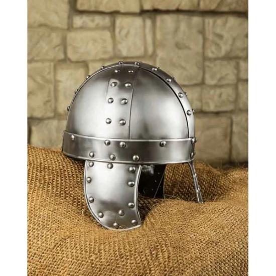 Blacwin Steel Norman Helmet Medieval Knight Armor Wearable Steel Nasal Helmet LARP Reenactment Cosplay Gift