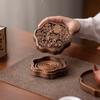 Incense Box/wooden New Chinese Carved Three-dimensional Hollow Pattern Indoor Desktop Placement Decoration Religious Supplies