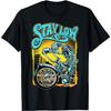 Stay Low Biker Shirt, Latino Skelett Chopper T-Shirt, Cycle T-Shirt