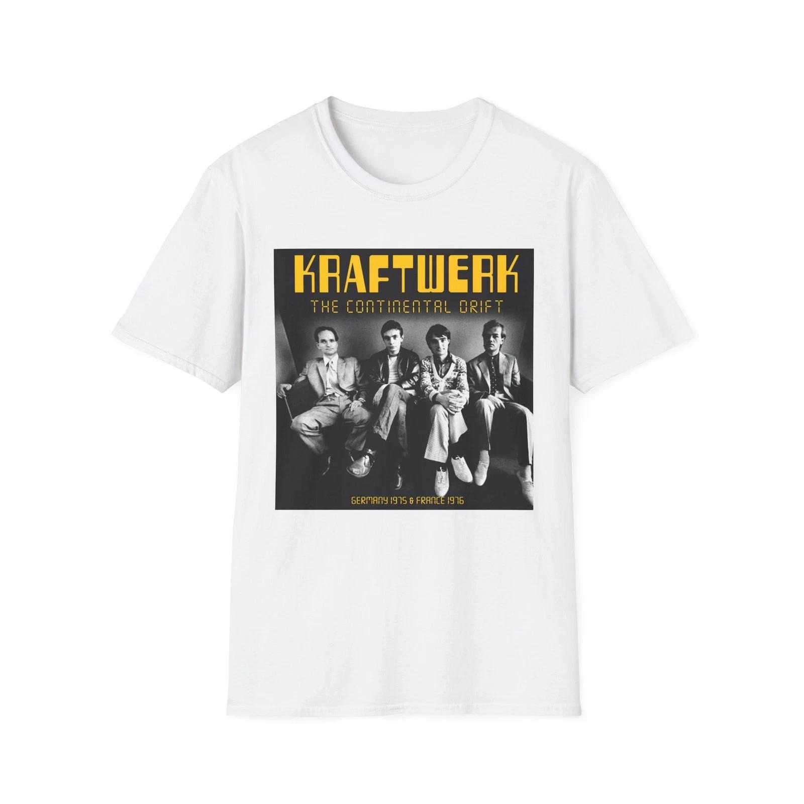 Kraftwerk German Electronic Unisex Adult T-Shirt Unisex Heavy Cotton Tee M