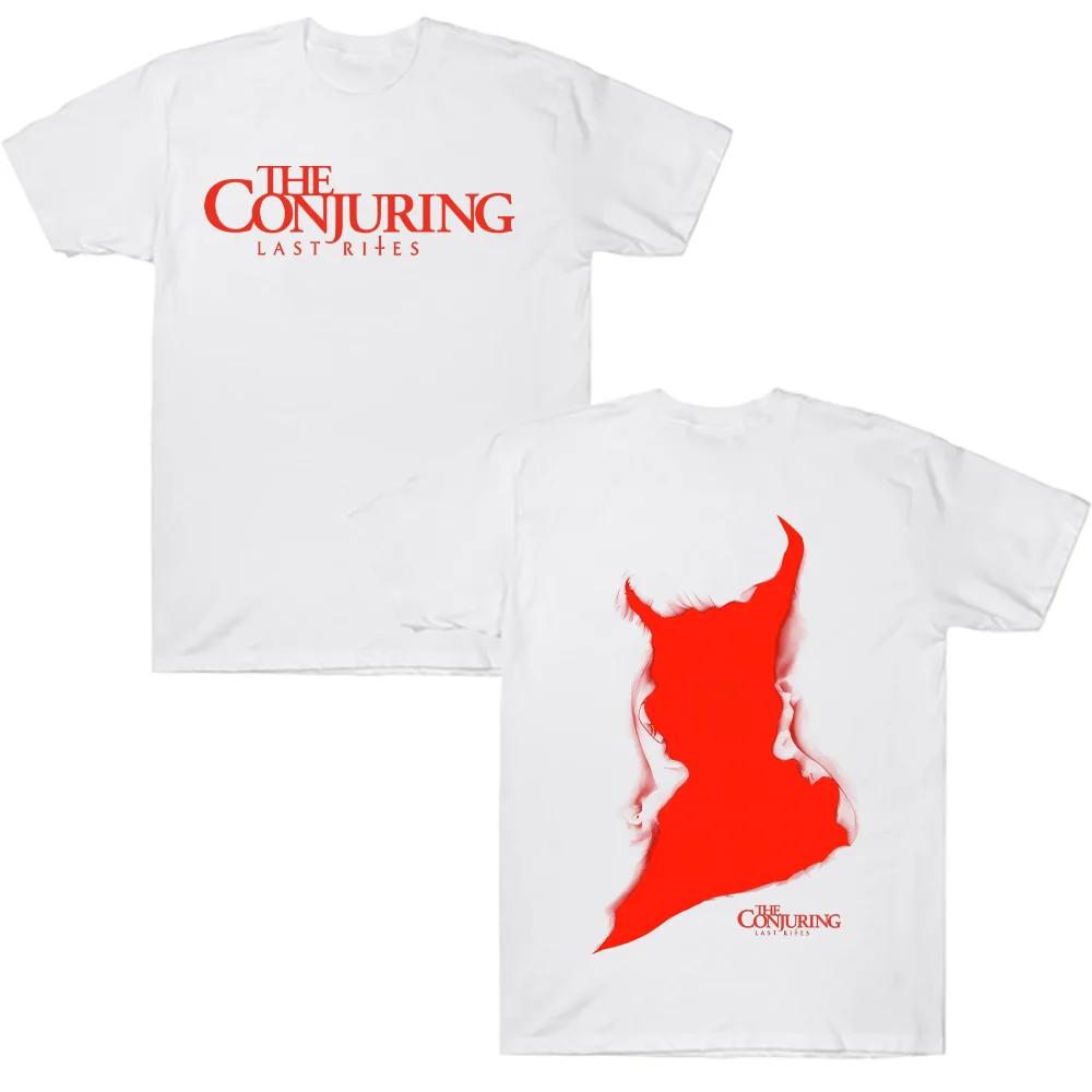 New The Conjuring Last Rites Thriller Graphic T Shirts Unisex Short Sleeved Casual Tee Tshirt Hip Hop Women Men Streetwear Tops