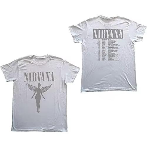 

2026 Summer Bestselling Rock Band Nirvana Retro Casual ShortSleeved TShirt for Unisex Loose and Breathable Shirt Y2k 4XL