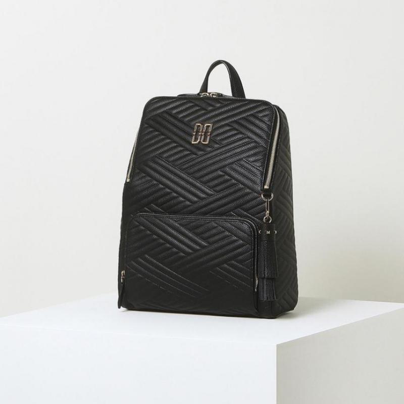 Daks Black Leather Backpack Dcba6e369bk