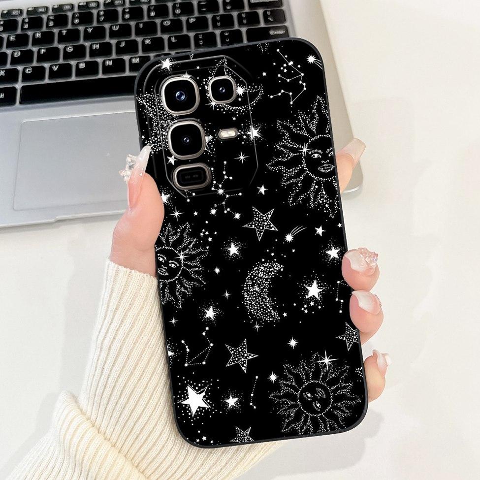 6.78" For Infinix Note 50s X6870 Back Cover For Infinix Note 50s Case Luxury Fashion Lover Cartoon Cool Painted Silicone Bumper