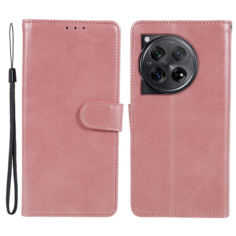 Kryt na telefon pro OnePlus 12R 5G/Ace 3 5G Pouzdro Magnetická spona PU kůže Peněženka Stojánek Skořepina