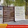 Retractable Outdoor Garden Fence: Anti-Corrosion Wood Railing & Trellis for Courtyards and Balconies