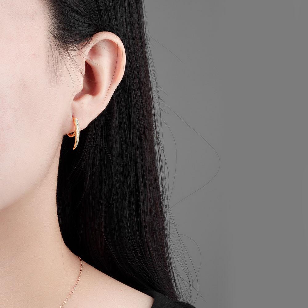 Lindon – boucles d'oreilles en alliage de cuivre et Zircon, boucles d'oreilles pendantes pour femmes, cadeaux de fête de mariage