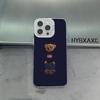 Cute bear Phone Case IMD FOR iPhone 16 15 14 13 12 11 Pro Max XR 8 7 Plus and Samsung Galaxy ultra Cover