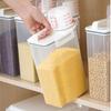 2PCS With Measuring Cup Rice Dispenser Pp Food Storage Barrel  Home Dry Food Storage
