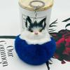 Fluffy Fur Kitty For Women Plush Pompom Ball Cat On Bag Car Trinket Jewelry Wedding Party Kids Gift Bag Charm