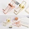 Metal Tape Dispenser Rose Gold Desktop Adhesive Tape Cutter Office Supplies Desk Decoration for Business Commercial Shop
