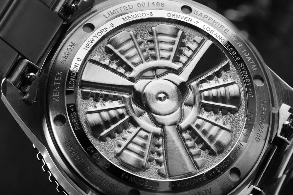 Kentex Skyman GMT Watch, Limited Edition of 188 Pieces, S809M-05