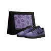 Dunk Abrasion Resistant Lightweight Slip Resistant Low Top Skateboard Shoes Unisex Black Purple IO7606-010(Team577-dunkBOX)