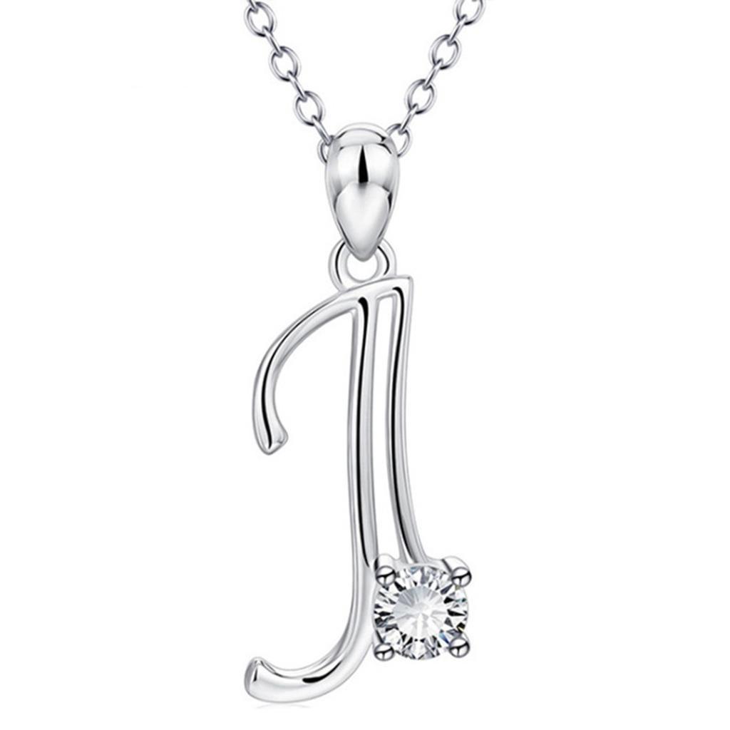26 English Letters Fashionable Diamond Pendant Popular Items Necklaces