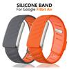 Pulseira de Silicone em Argola para Google Fitbit Air Troca para Whoop 5.0 Pulseira de Borracha Banda Esportiva Pulseira de Pulso para Mulheres Homens