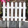White Plastic Picket Fence for Garden, Courtyard, or Indoor/Outdoor Villa Decoration.