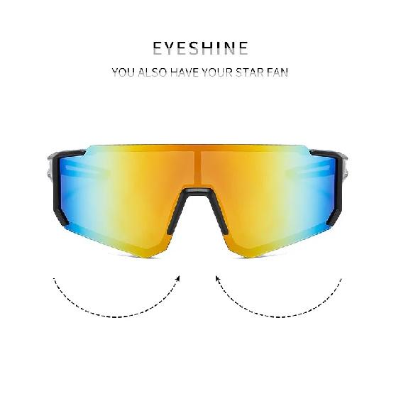 Samjune Y2K Style Cycling Sunglasses Windproof Glasses for Men Women Retro Sheeting Road Riding Sport Glasses
