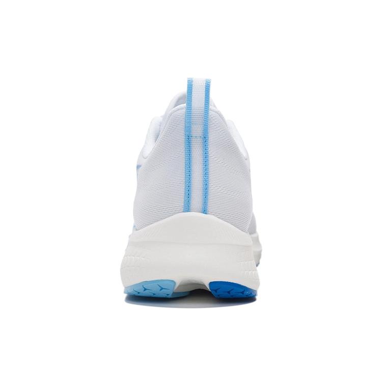 New LiNing Red Hare 5 Cushioning Anti Slip And Wear Resistant Low Top Running Shoes White Blue ARMT047-2