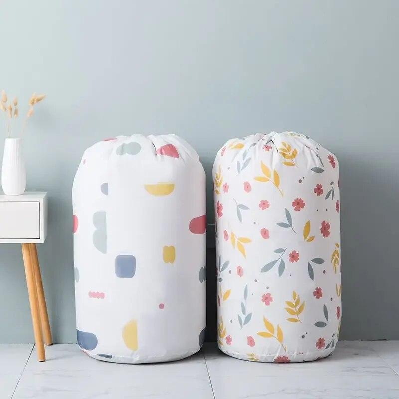 Foldable Storage Bag Quilt Blanket Organizer Washable Clothes Dust Bag Multifunctional Packing Bag Wardrobe Home Organizer