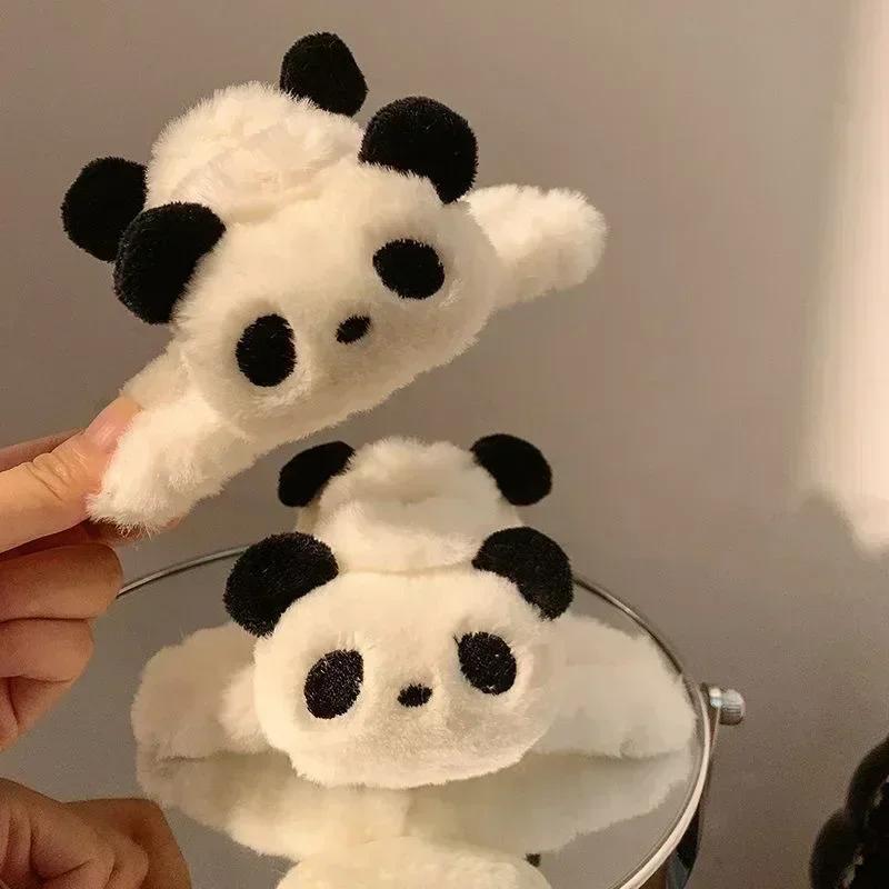 Fashion Warm Panda Doll Hair Clip Red Panda Headband Zoo Hair Clip Children's Hairs Clips Women Hair Accessories Creative Gifts