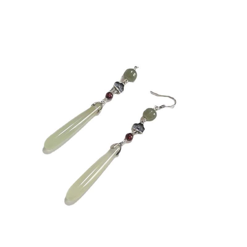 Song Dynasty-Inspired Tassel Earrings: Elegant Hanfu & Cheongsam Accessory