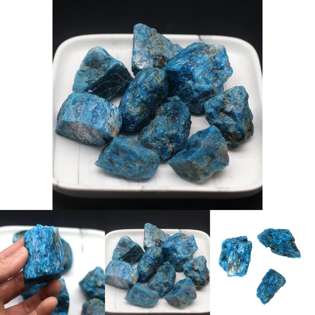 Exquisite Apatite Collection Natural Blue Gemstone Decor For Home And Gift Giving