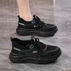 Summer women's shoes new breathable hollow mesh shoes children's versatile platform sports shoes casual running dad shoes