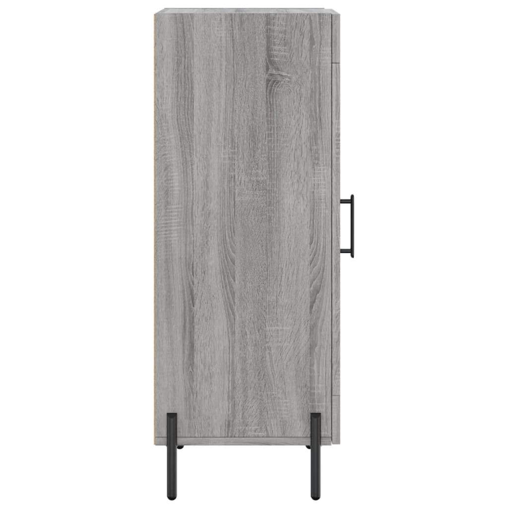 Vidaxl Cabinet, Sonoma Grey Oak, 34.5X34X90 Cm Material Wood-Based