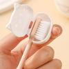 4pcs Portable Toothbrush Protectors for Home And Travel, Featuring Cute Cartoon Designs for Toothbrush Heads, Ideal for Trips And Business Travel.