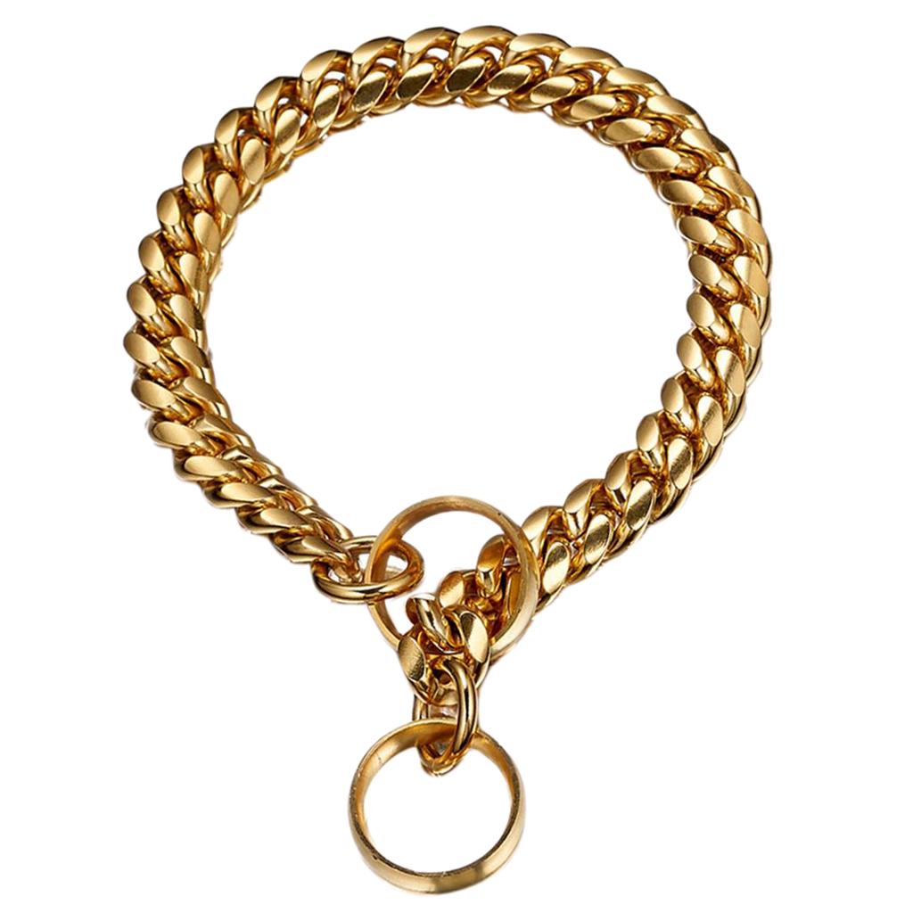 Buy Dog Chain Collar Necklace For Pet Outdoor Training 40cm at