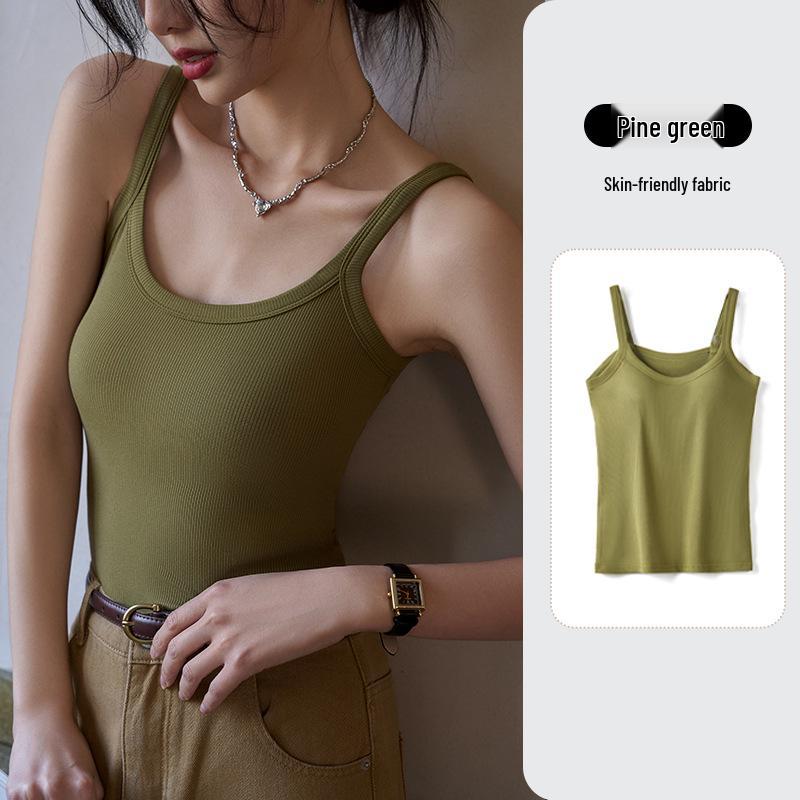 Damen Ärmelloses Anti-Expositions-Camisole-Top - Sommer Ober- und Unterbekleidung Basis, Seitliche Fettabdeckung