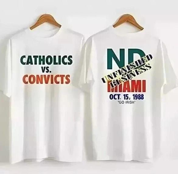 Футболка Catholics Vs Convicts 1988 Унисекс L