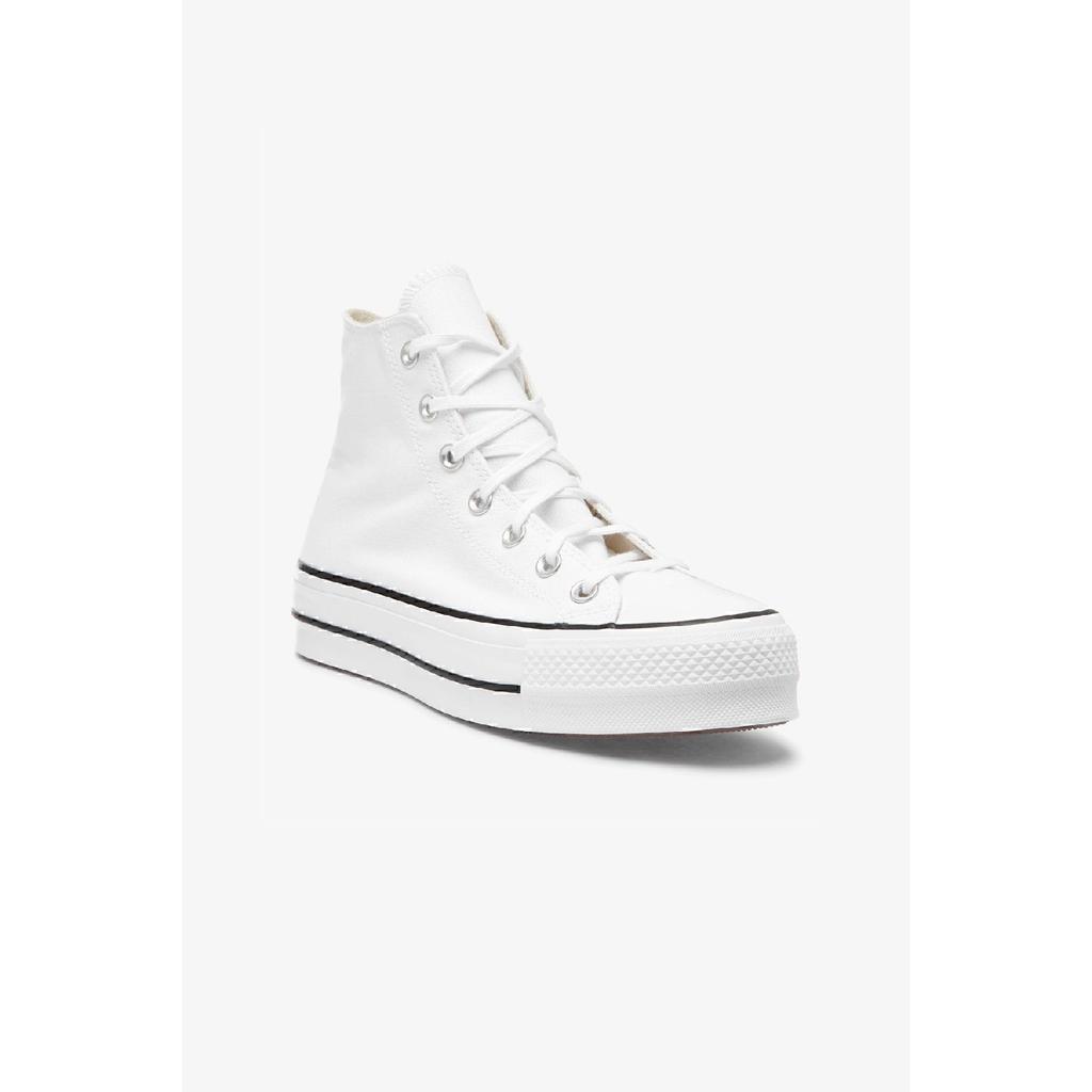 Hoch geschnittene Sportschuhe mit dicker Sohle und Schnürung der neuen Saison